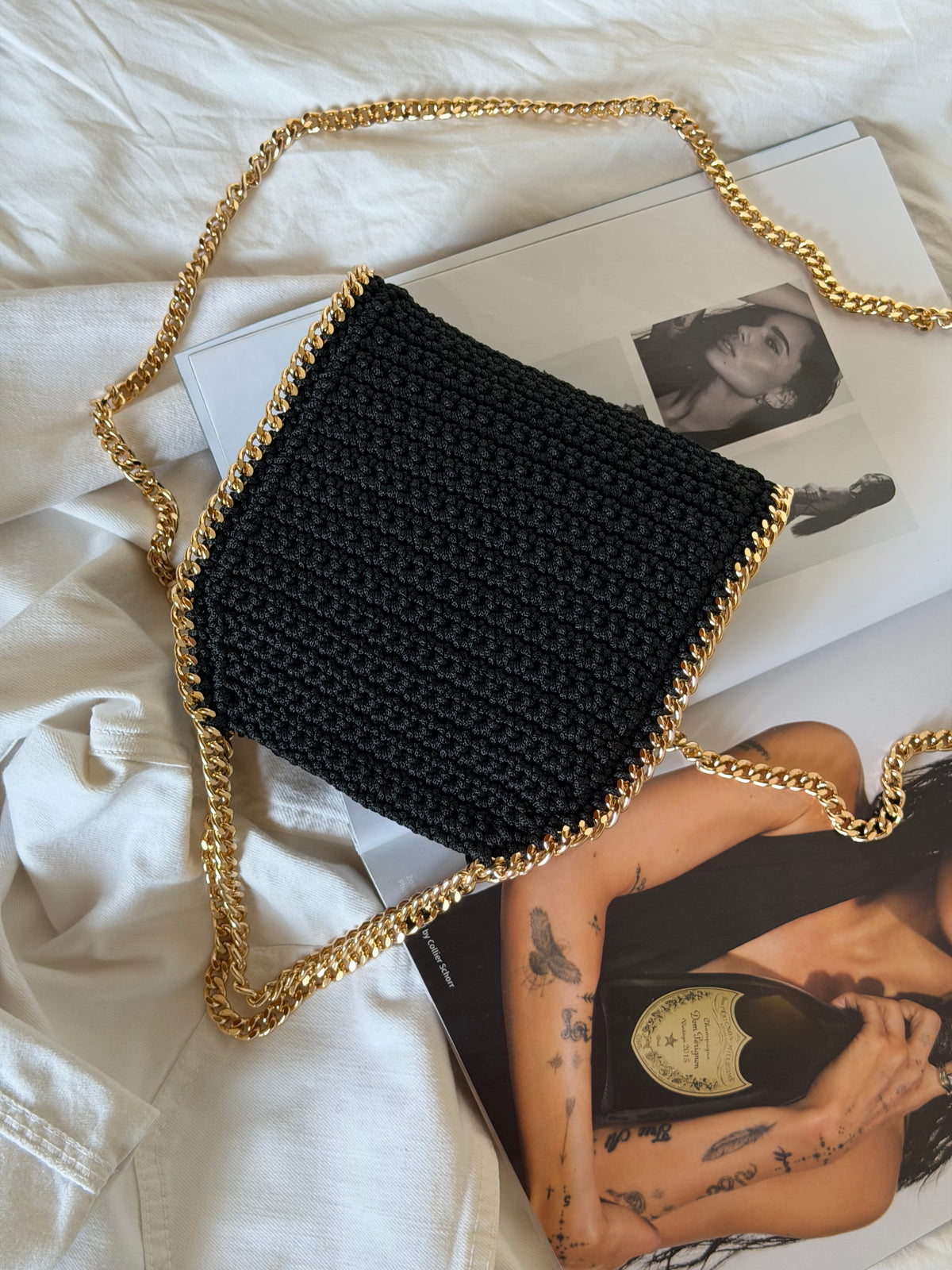 STAR bag mini// nera