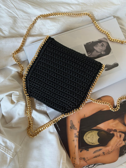 STAR bag mini// nera