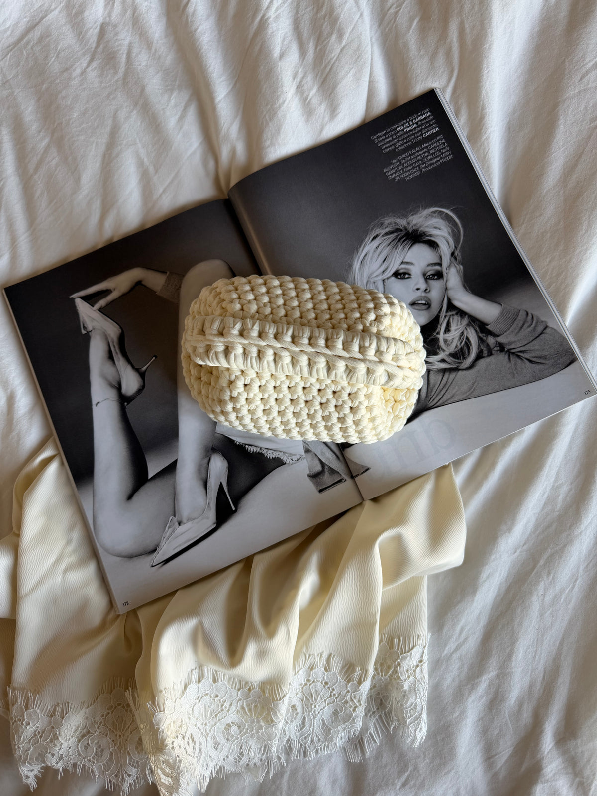CLOUD bag mini// avorio