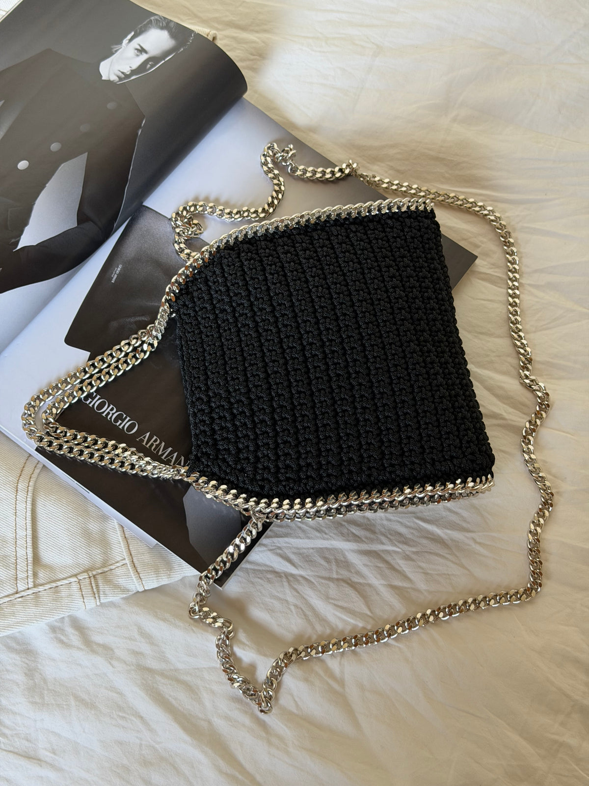 STAR bag mini// nera