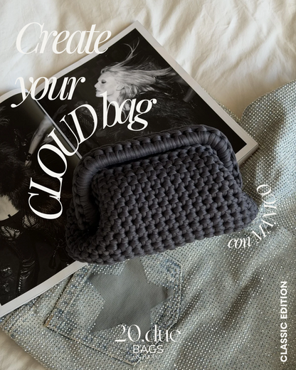 PERSONALIZZAZIONE CLOUD bag con MANICO//CLASSIC