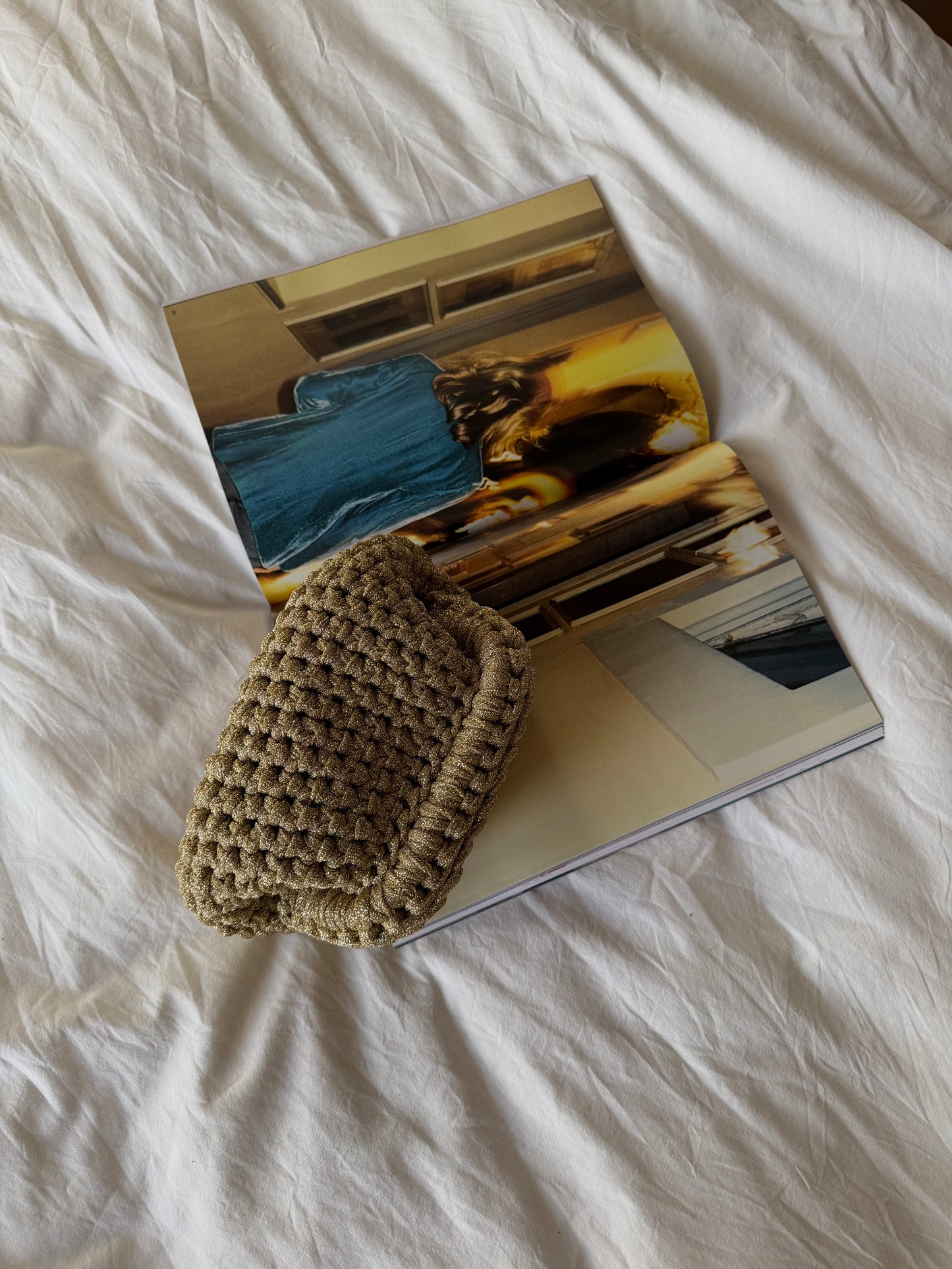 CLOUD bag mini// oro lurex