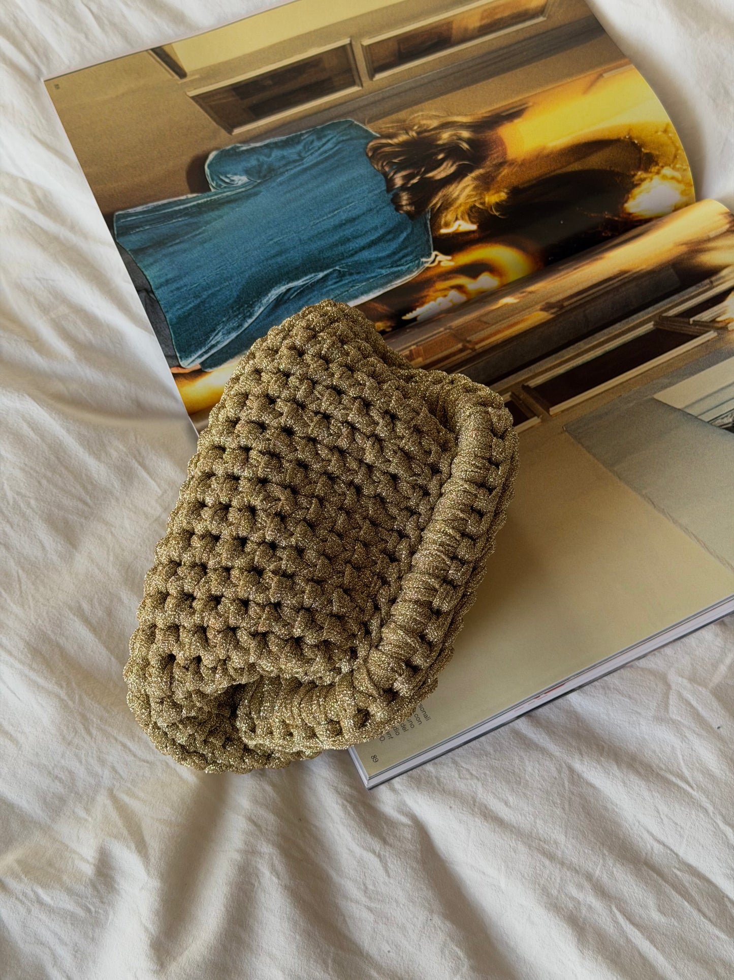 CLOUD bag mini// oro lurex