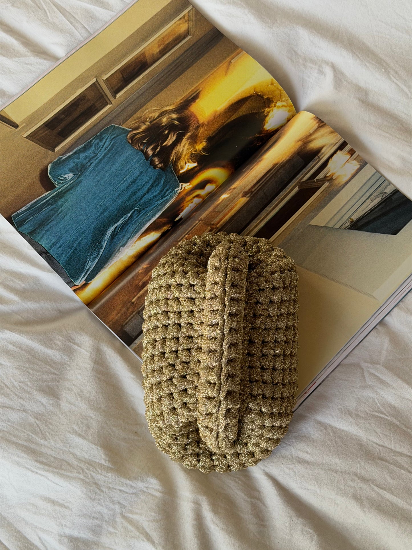 CLOUD bag mini// oro lurex