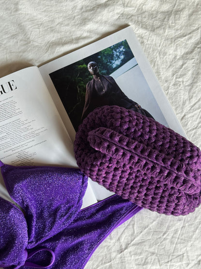 CLOUD bag standard// viola lurex