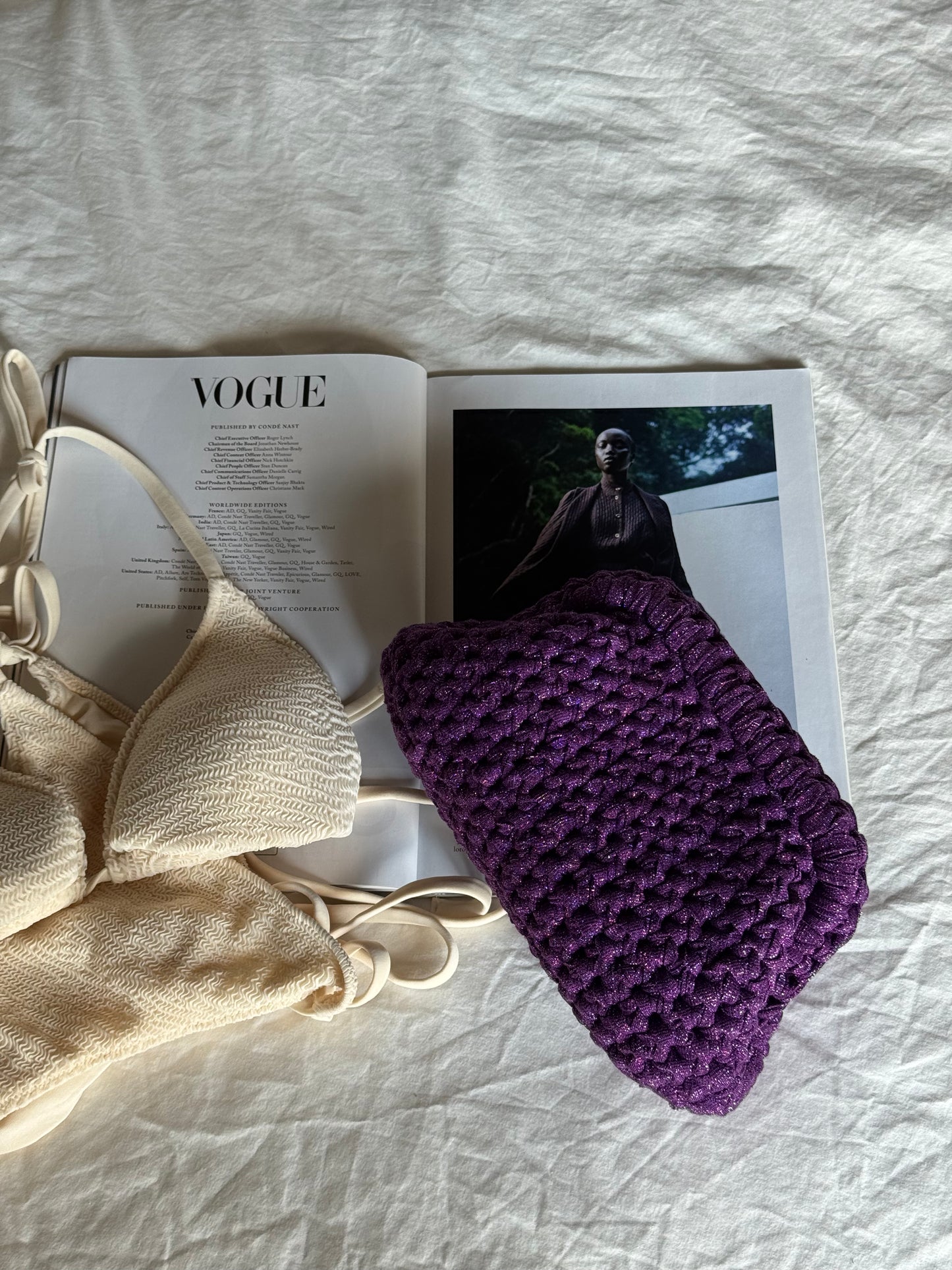 CLOUD bag standard// viola lurex