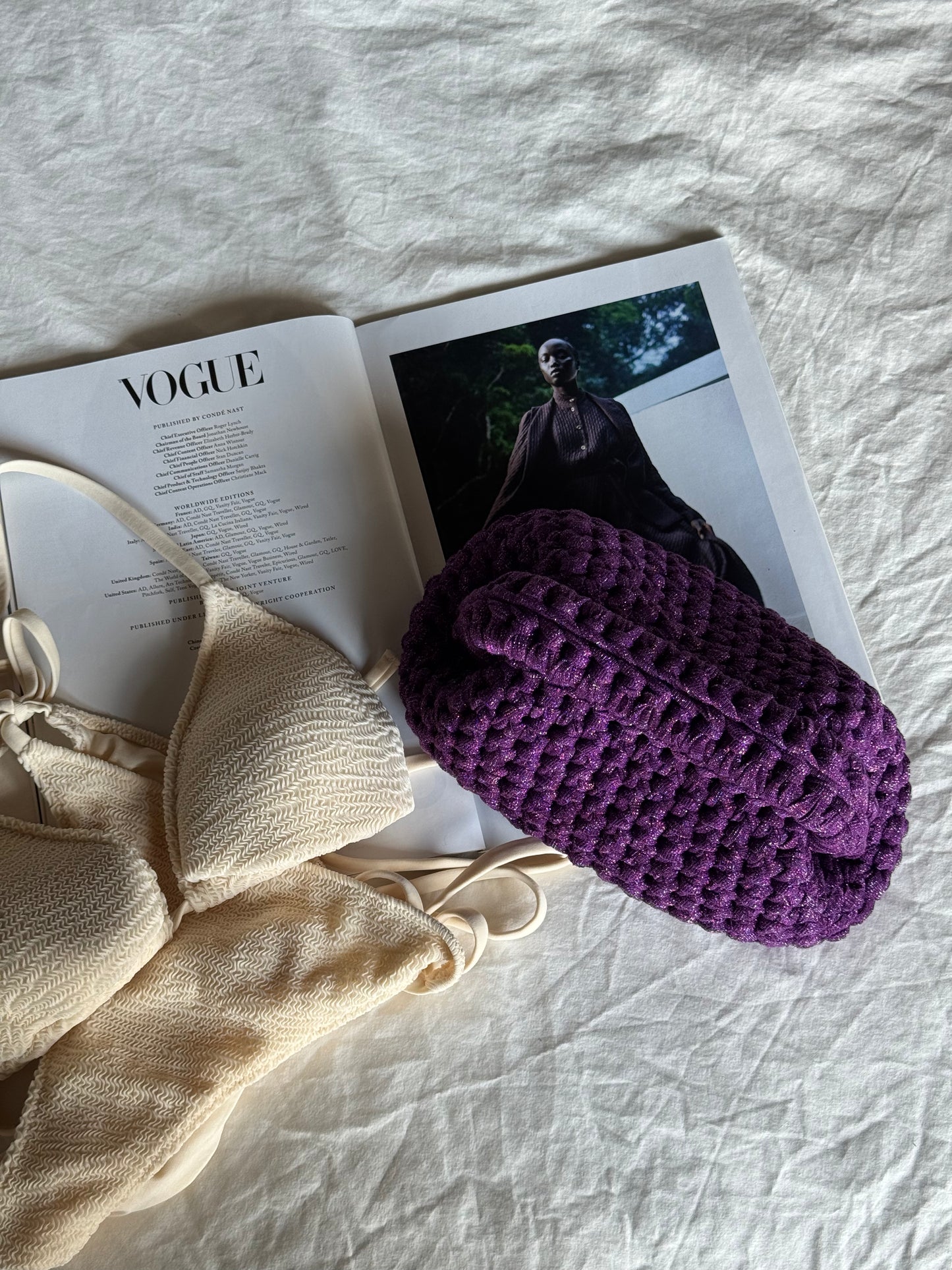 CLOUD bag standard// viola lurex