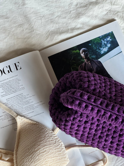 CLOUD bag standard// viola lurex