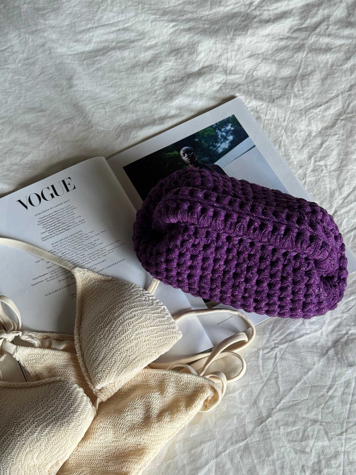 CLOUD bag standard// viola lurex