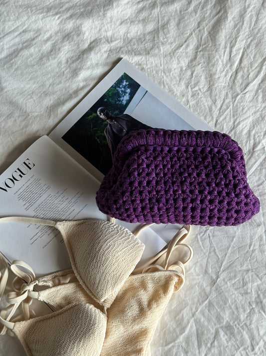 CLOUD bag standard// viola lurex