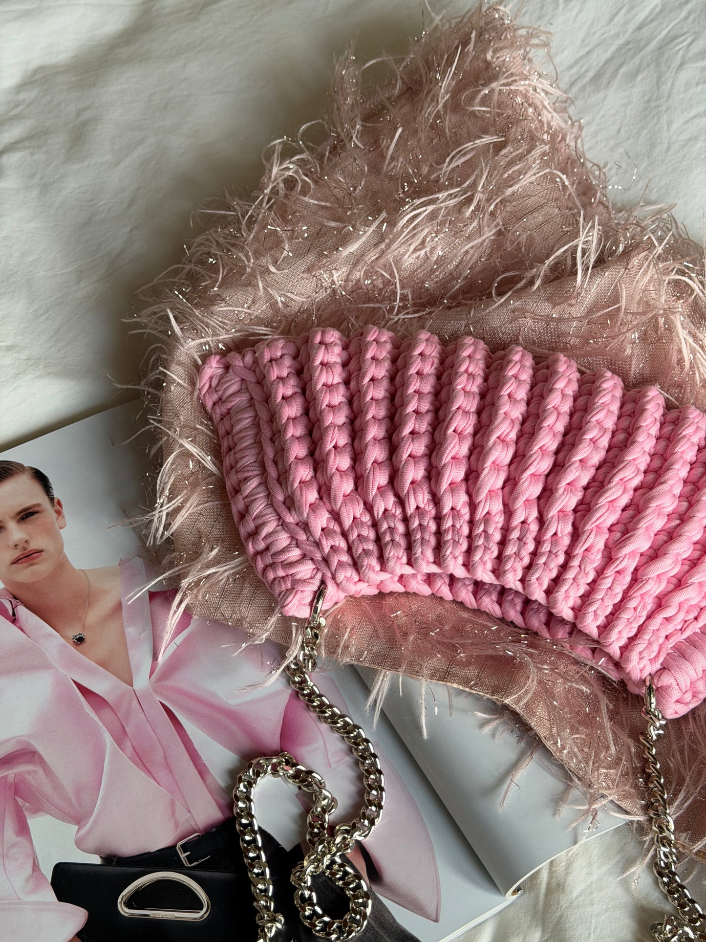 BONBON bag mini// rosa