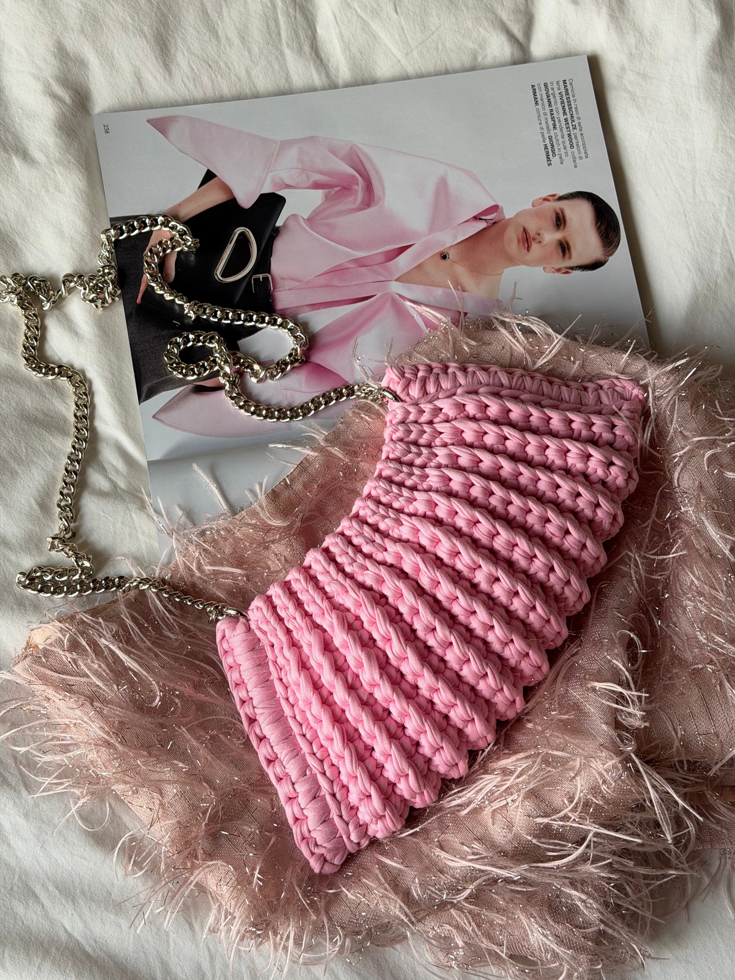 BONBON bag mini// rosa