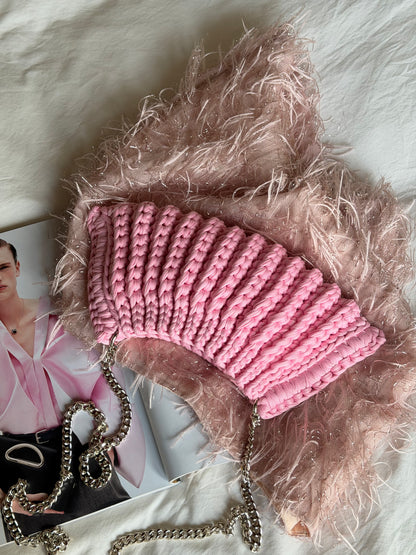 BONBON bag mini// rosa