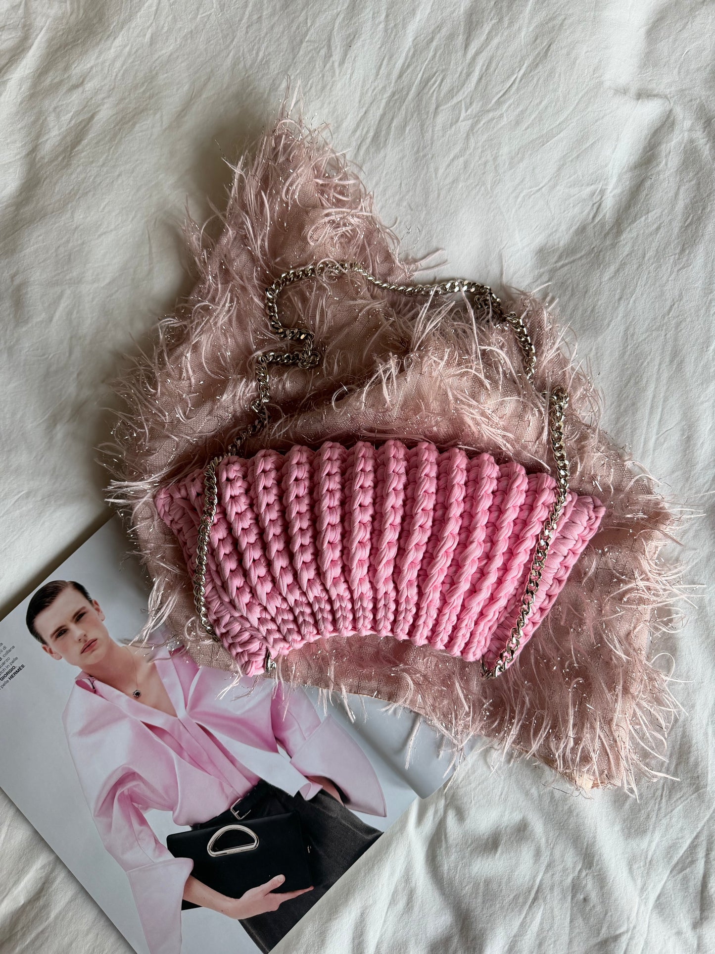 BONBON bag mini// rosa