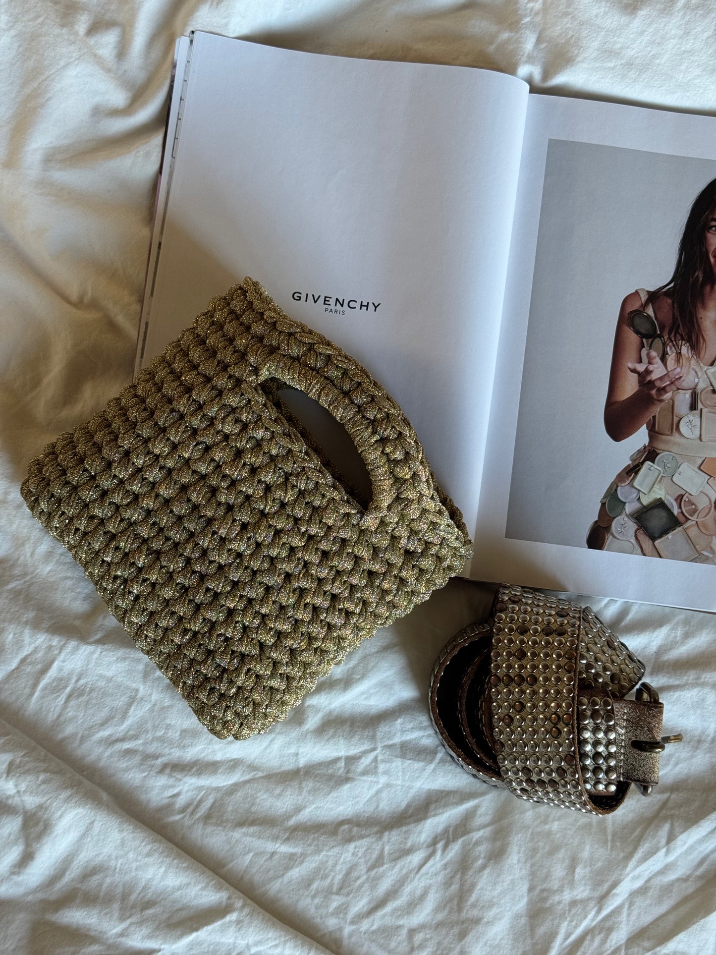 MINOU bag// oro lurex