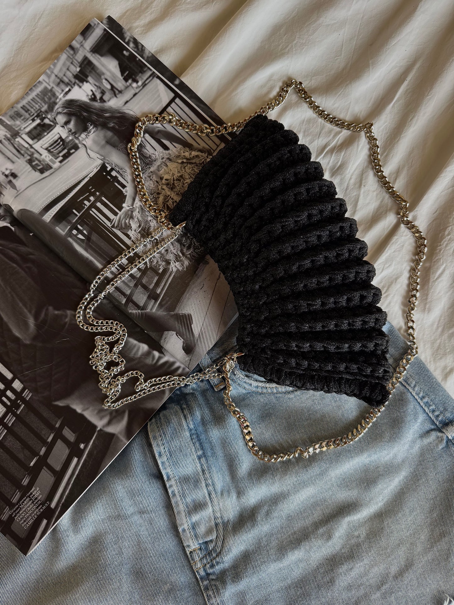 BONBON bag mini// nera lurex