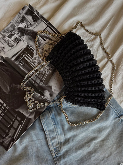 BONBON bag mini// nera lurex
