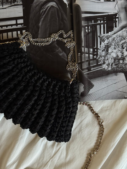 BONBON bag mini// nera lurex