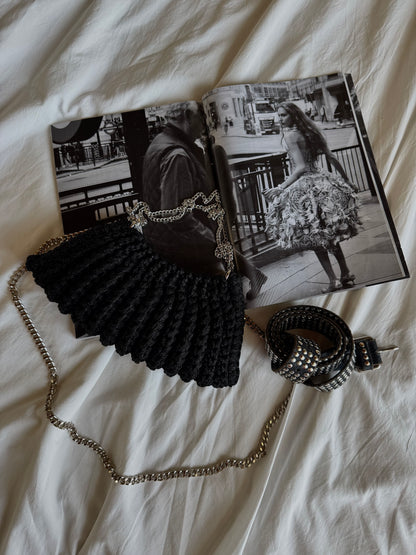 BONBON bag mini// nera lurex