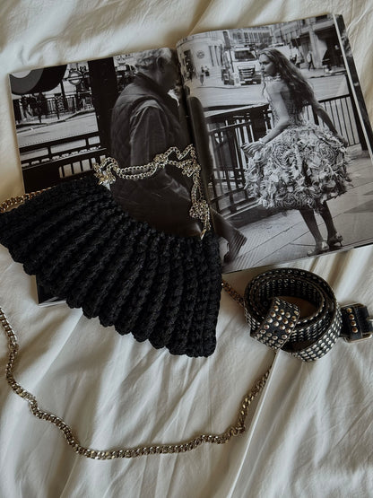 BONBON bag mini// nera lurex