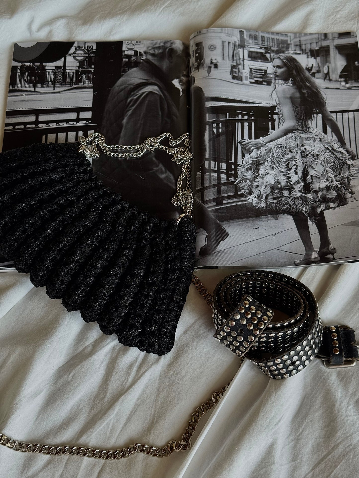BONBON bag mini// nera lurex