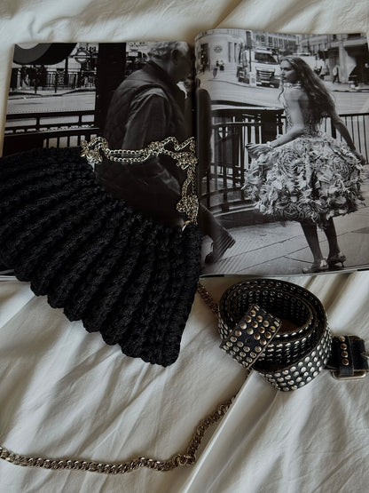 BONBON bag mini// nera lurex
