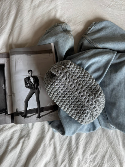 CLOUD bag standard// argento lurex