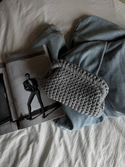CLOUD bag standard// argento lurex