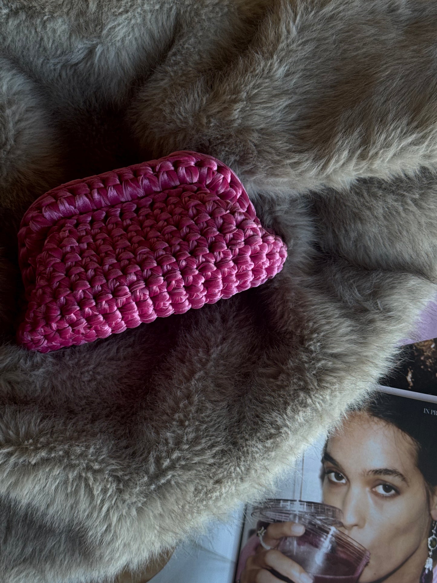 VELVET CLOUD bag standard// bubblegum