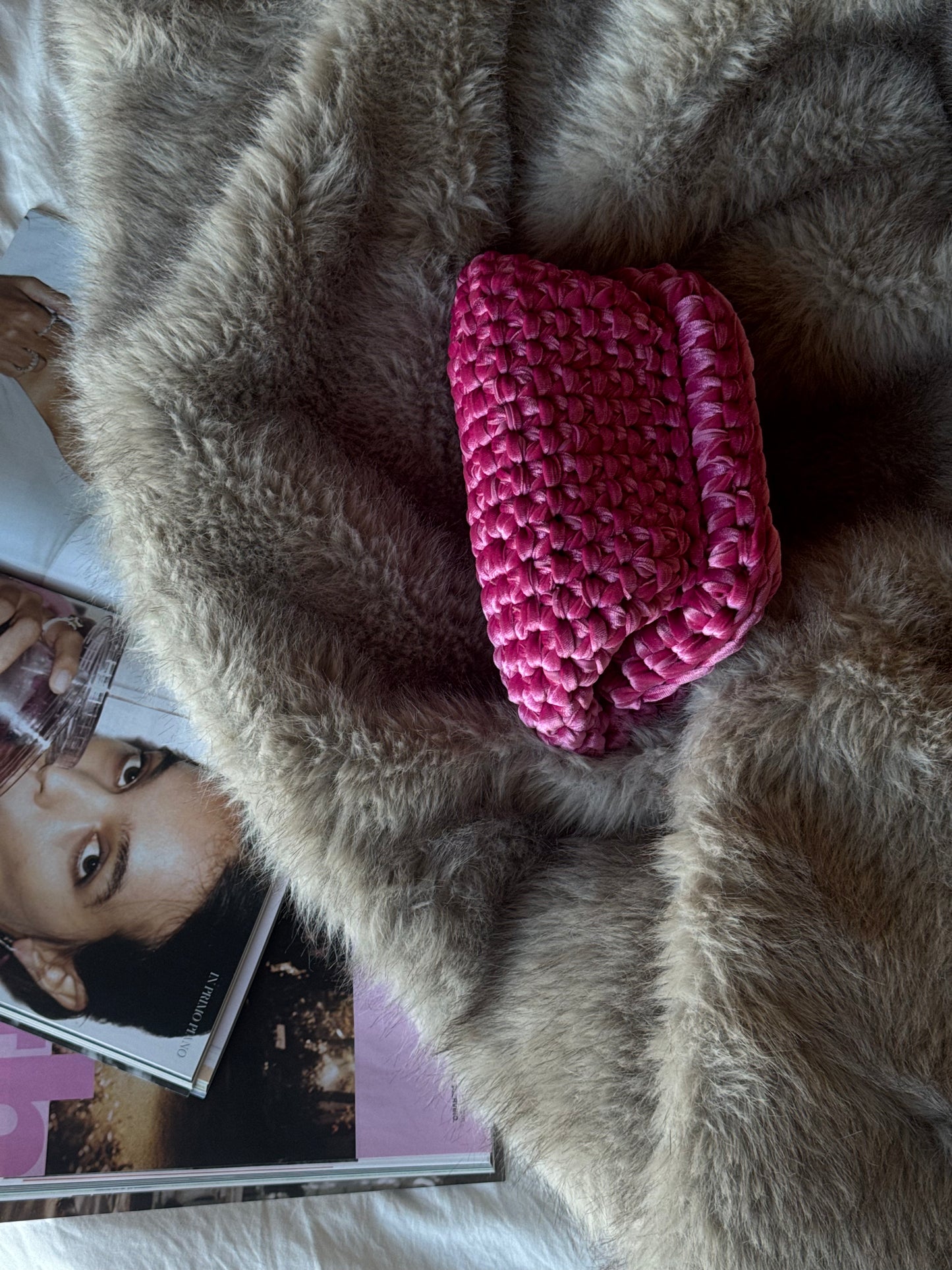 VELVET CLOUD bag standard// bubblegum