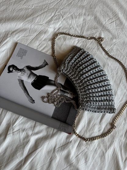 BONBON bag mini// argento lurex