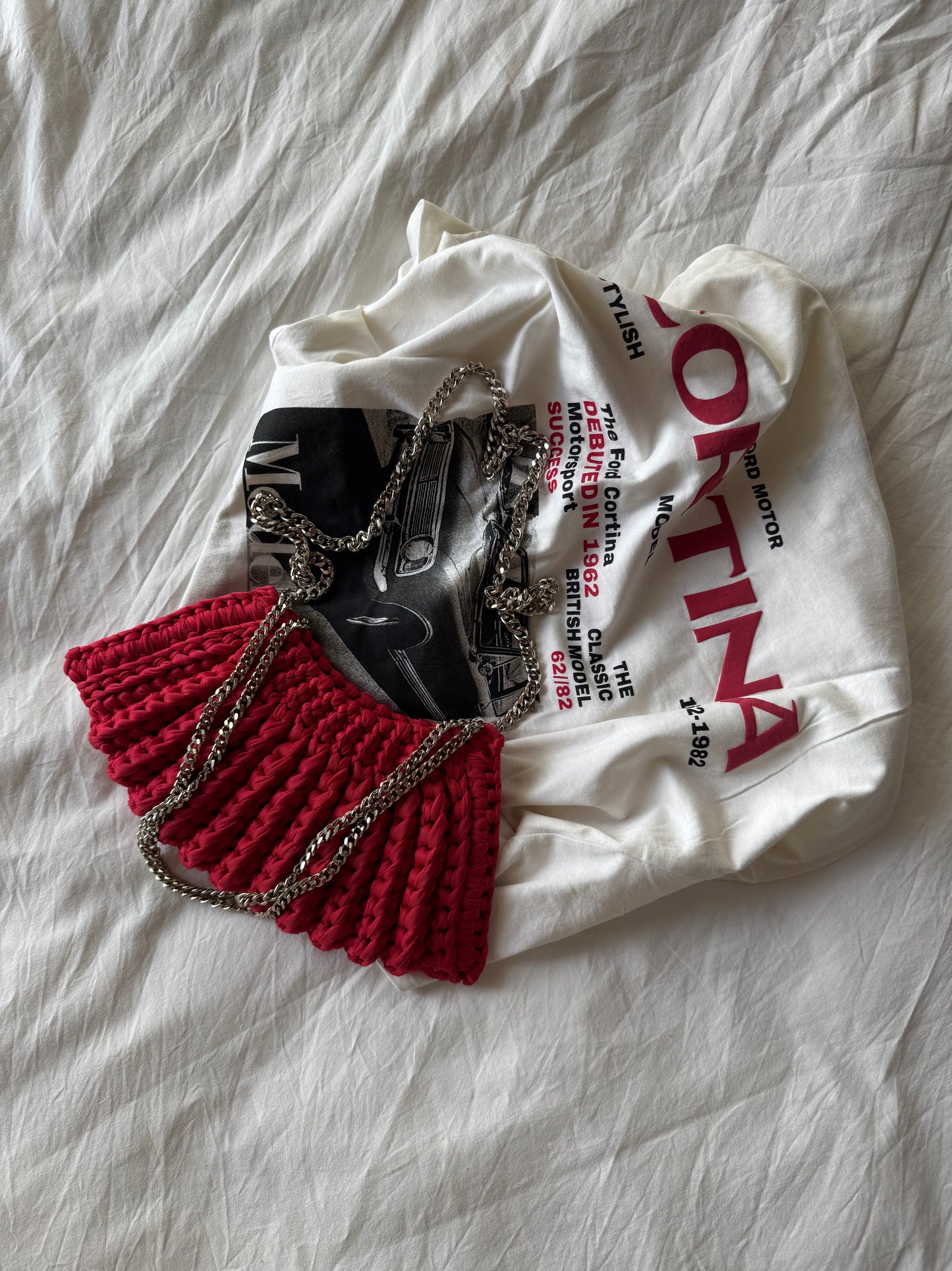BONBON bag mini// rossa