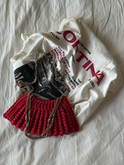 BONBON bag mini// rossa