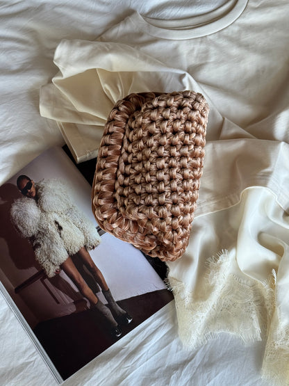 VELVET CLOUD bag standard// biscotto