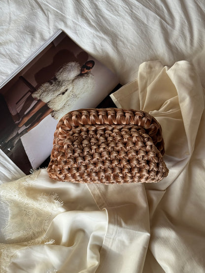VELVET CLOUD bag standard// biscotto