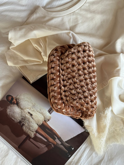 VELVET CLOUD bag standard// biscotto