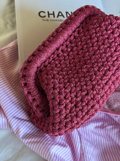 CLOUD bag standard// fucsia lurex