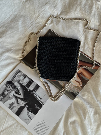 STAR bag mini// nera lurex