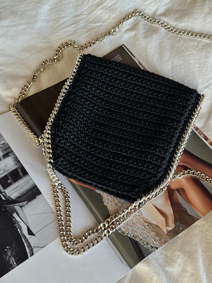 STAR bag mini// nera lurex